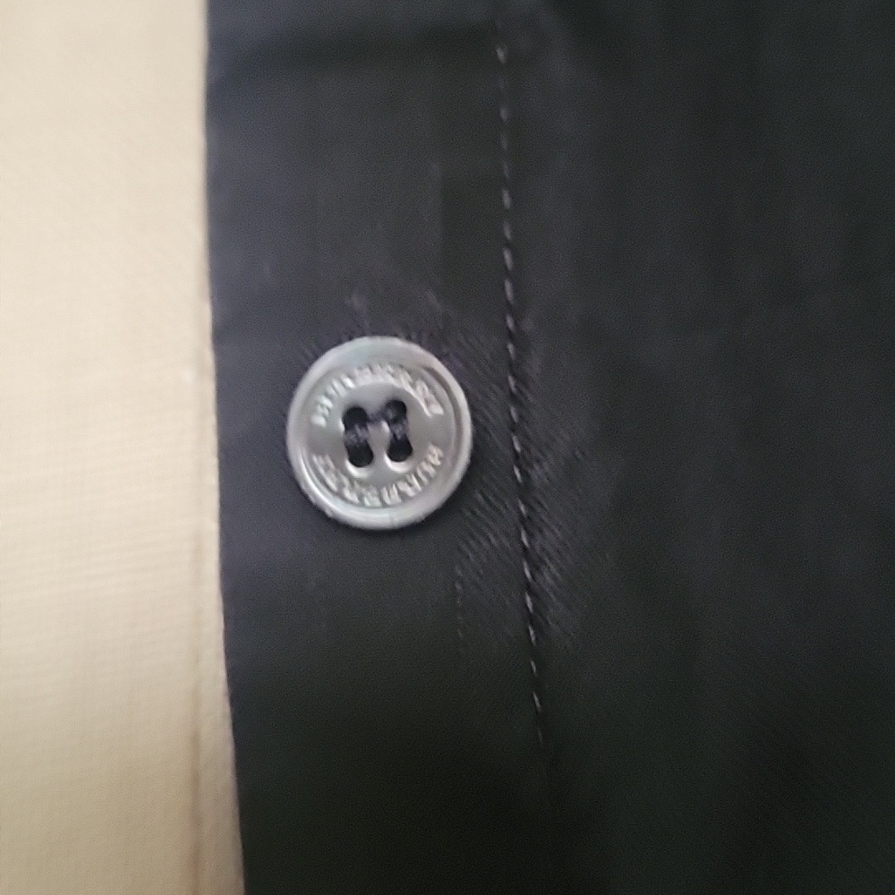 Burberry Black Button Down - Picture 3 of 4